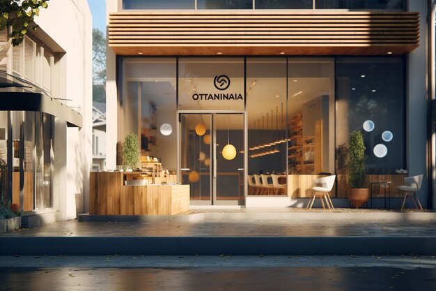 Fresh and modern storefront attracting the Generative ai