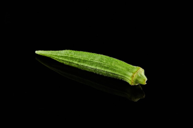 Fresh okra or green roselle