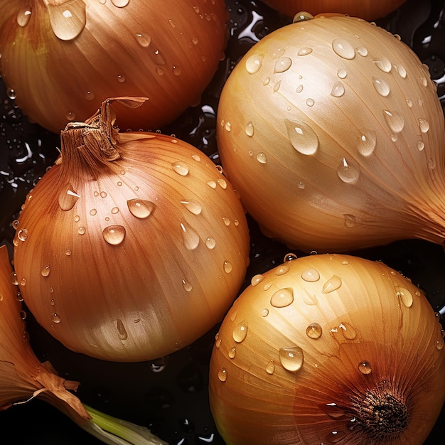 Photo fresh onion seamless background