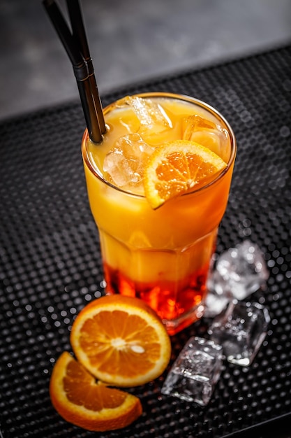 Fresh orange cocktail