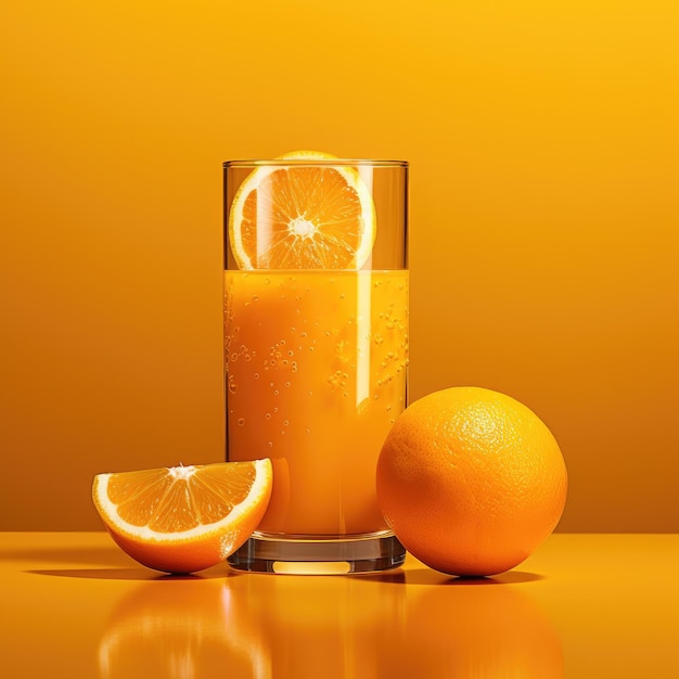 fresh orange drink