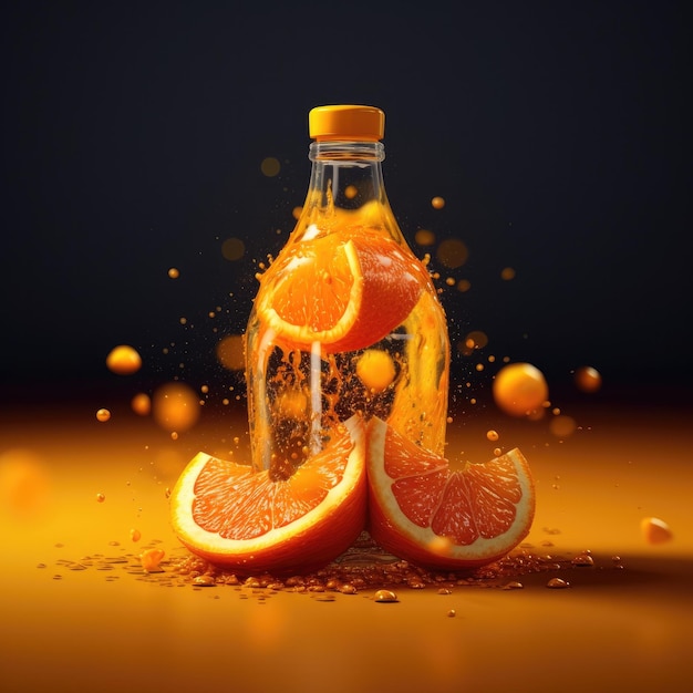 Photo fresh orange drink