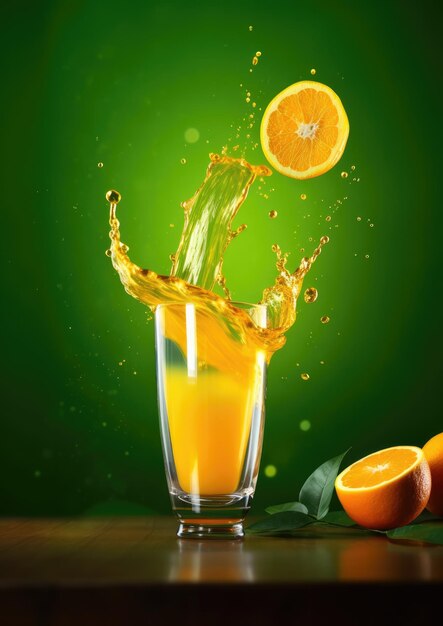 fresh orange drink