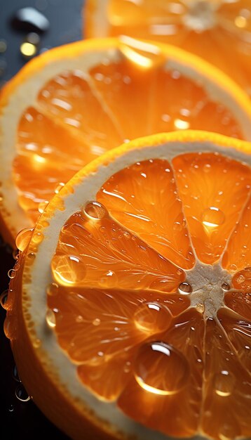 A fresh orange fruits photography with cinematic watersplash