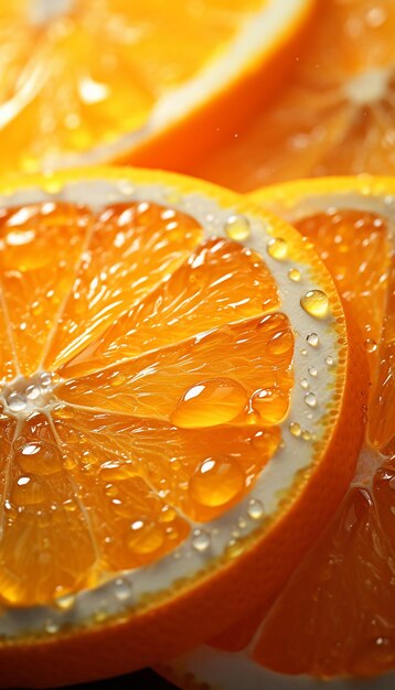 A fresh orange fruits photography with cinematic watersplash