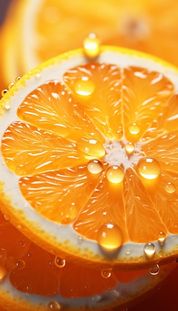 A fresh orange fruits photography with cinematic watersplash