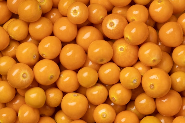 Photo fresh orange goldenberries close up full frame