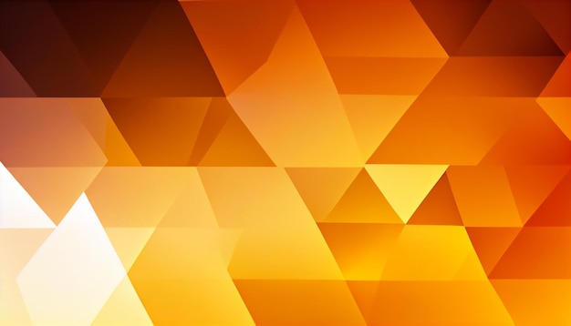 Fresh orange gradient geometric background Generative AI