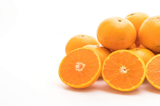 fresh orange isolated