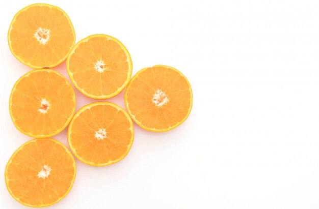 fresh orange isolated