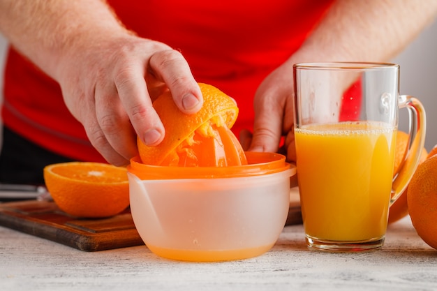 Fresh orange juice Breakfast