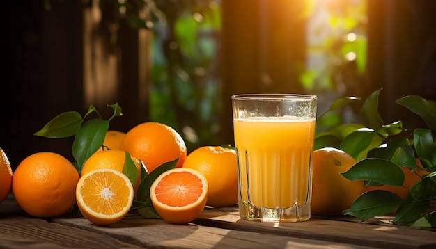 fresh orange juice