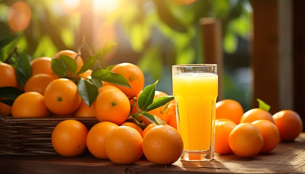 fresh orange juice