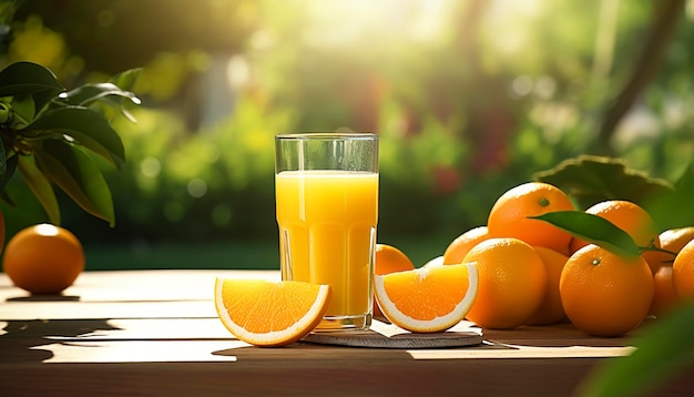 fresh orange juice