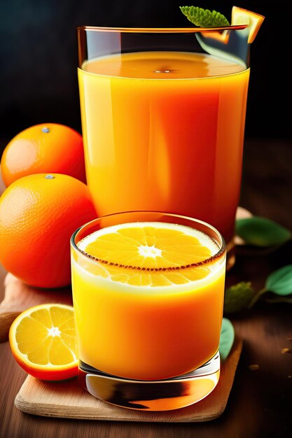 Fresh orange juice