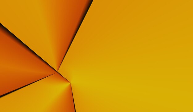 Fresh orange paper origami geometry abstract background