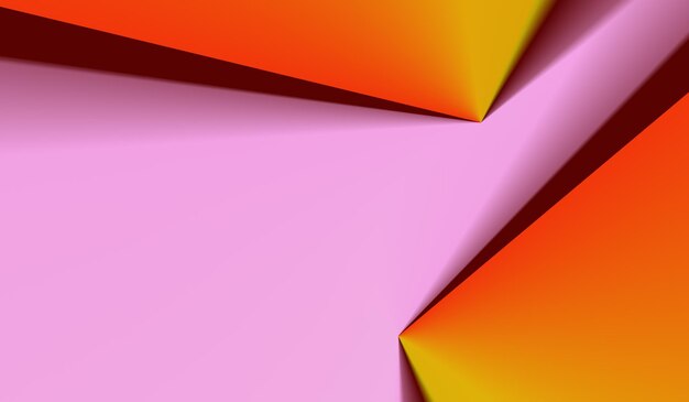 Fresh orange on sweet pink abstract background