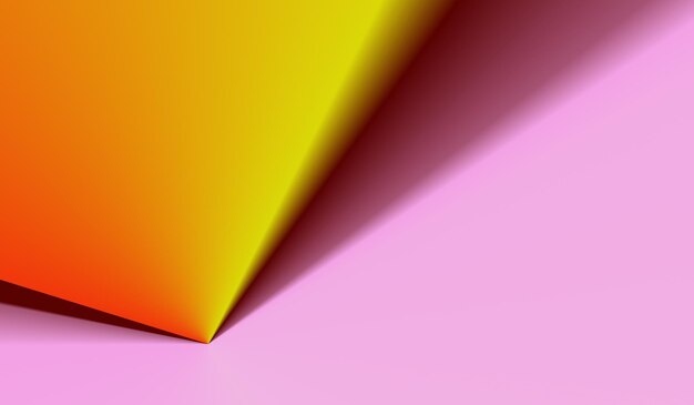 Fresh orange on sweet pink abstract background