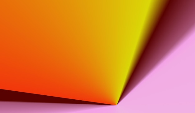 Fresh orange on sweet pink abstract background