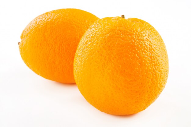 Fresh oranges isolated