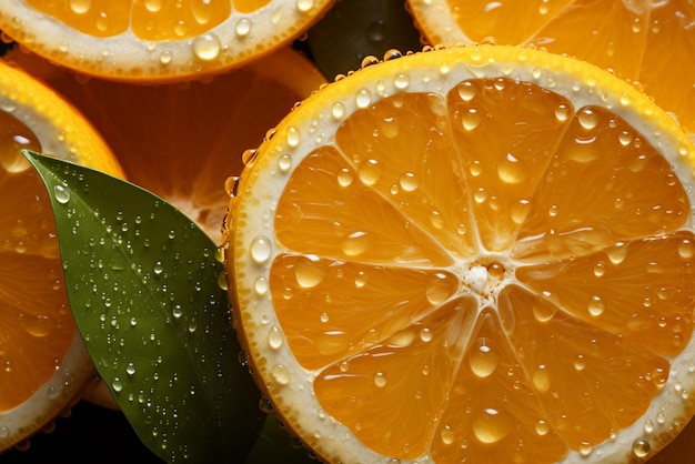 Photo a fresh oranges semless background