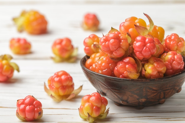 Fresh organic Berry cloudberries 