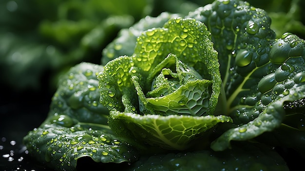 Fresh organic cabbage vegetable isolated on white background