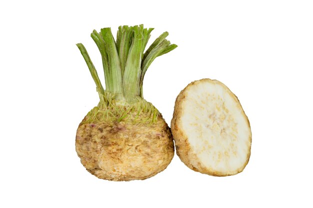 Fresh organic celery root