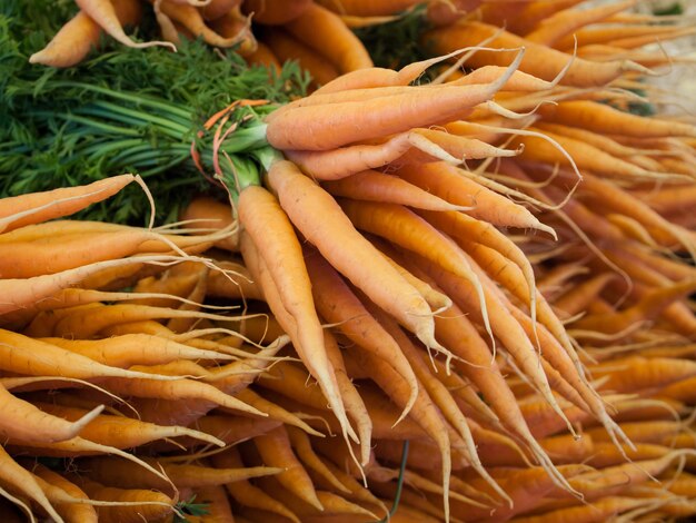 Fresh organic food at the local farmers market. Farmers markets are a traditional way of selling agricultural products.