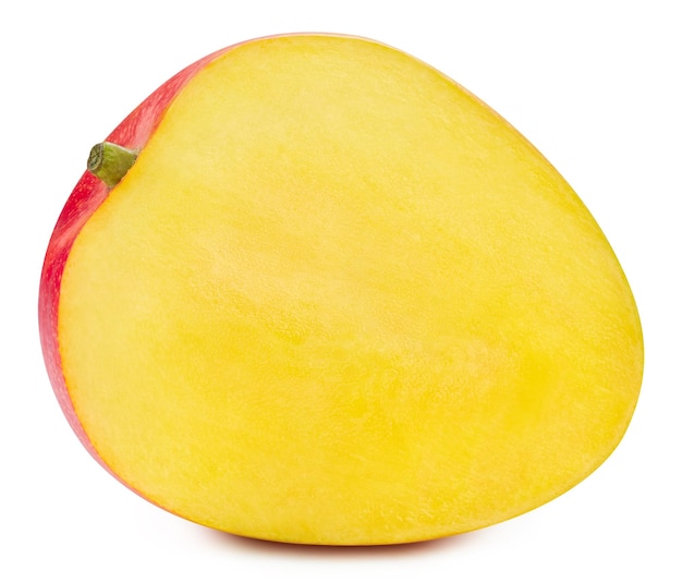 Photo fresh organic mango isolated clipping path