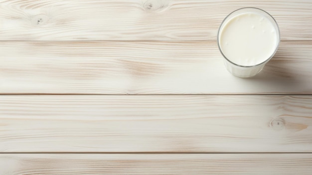 新鮮な有機牛乳乳製品の写実的な水平背景乳糖とタンパク質の豊富な食品 Ai 生成された背景とコピースペース クリーミーな牛乳乳製品