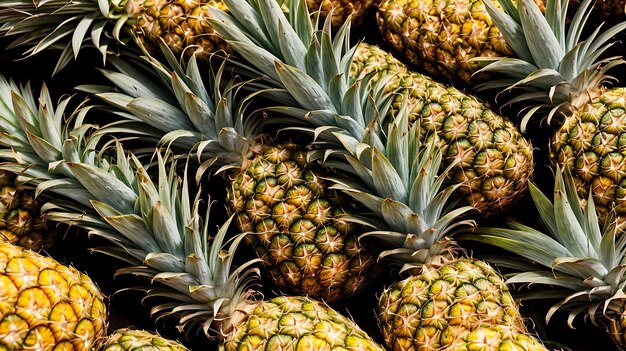 Fresh organic pineapple fruit