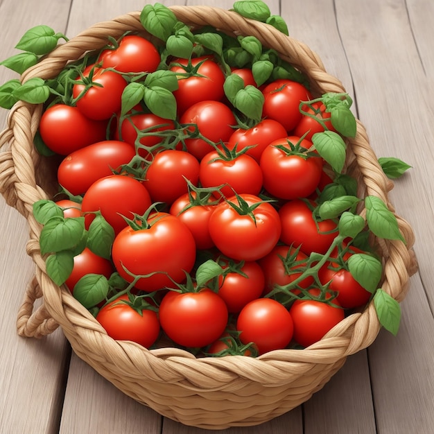 Fresh organic tomatoes