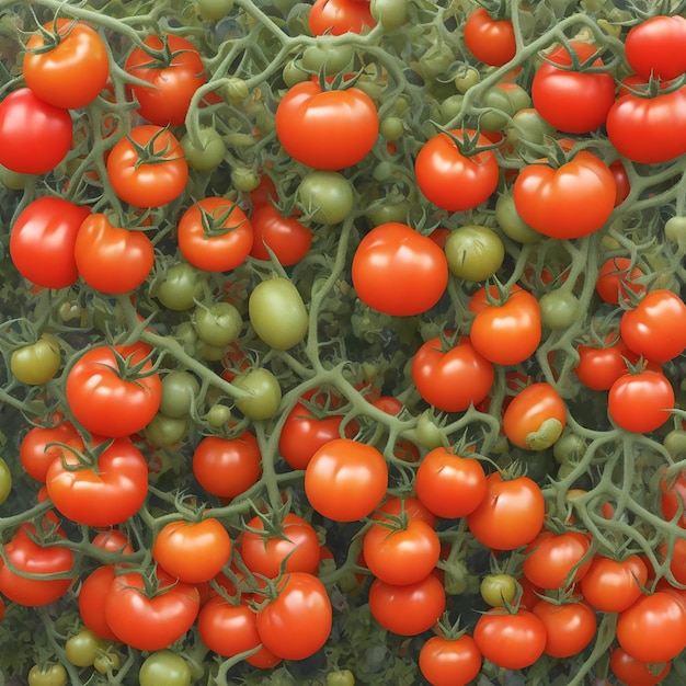 Fresh organic tomatoes