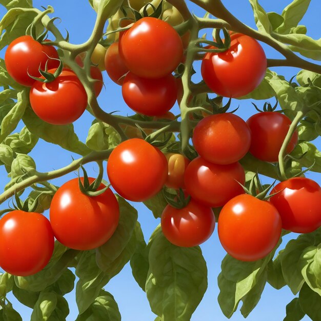 Fresh organic tomatoes