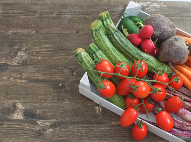 Fresh organic vegetables assortment Country style Harvesting  Local market Grocery store Clean food Diet