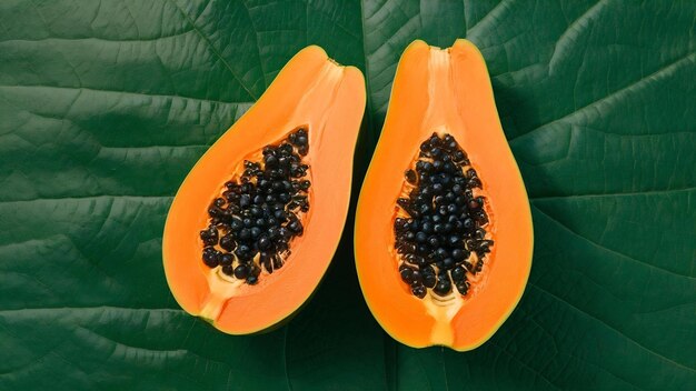 Fresh papaya fruit