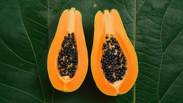 Fresh papaya fruit