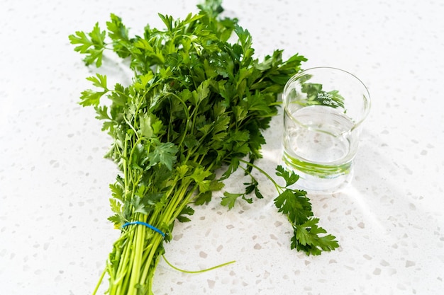 Photo fresh parsley