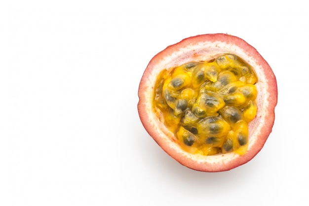 fresh passion fruit isolated