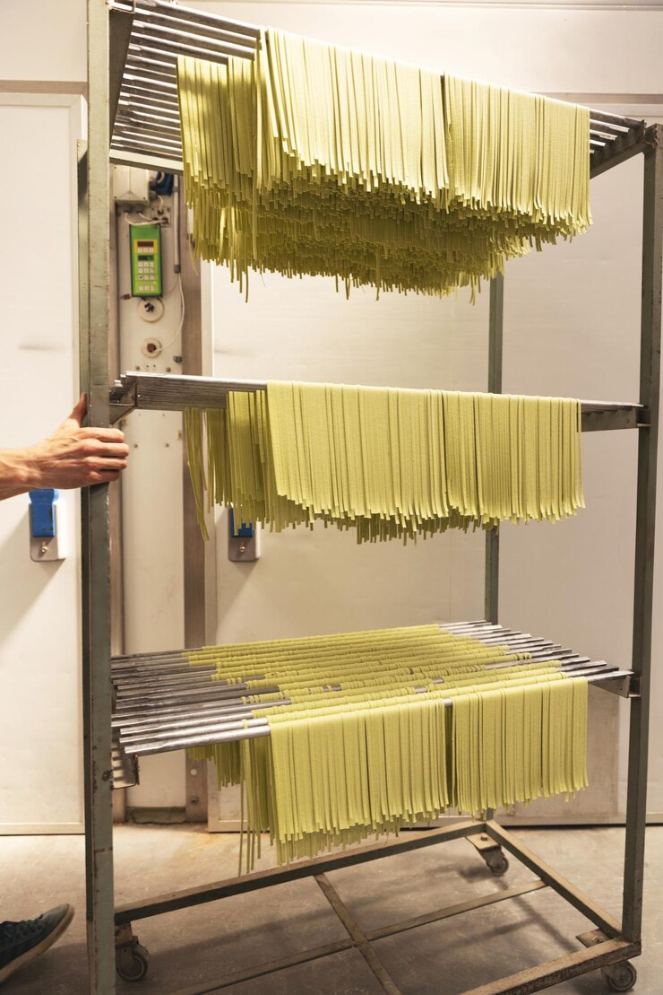 Fresh pasta drying