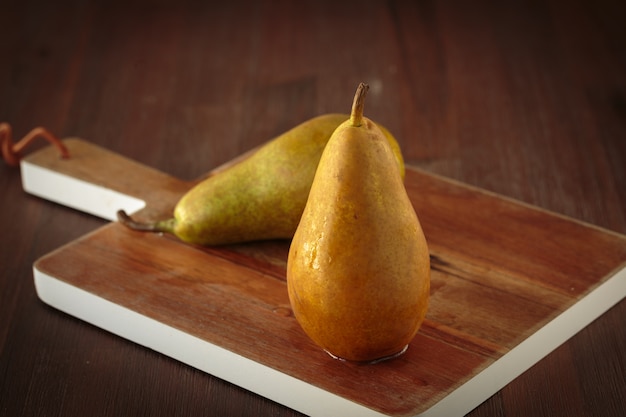 Fresh pear fruit