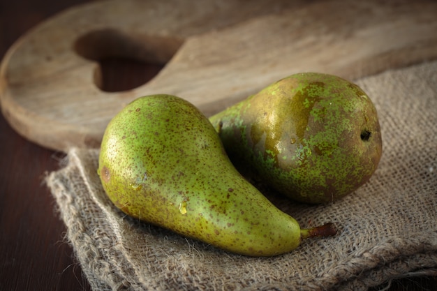 Fresh pear fruit