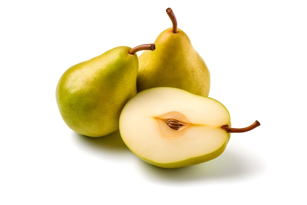 Fresh Pear on white background