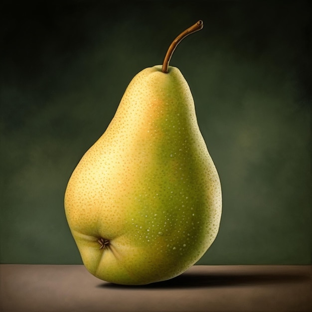 Fresh Pears on the table