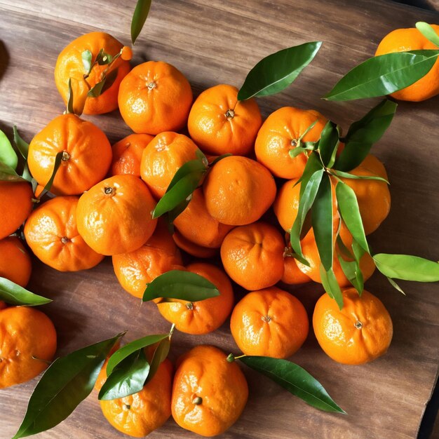 Fresh picked mandarins