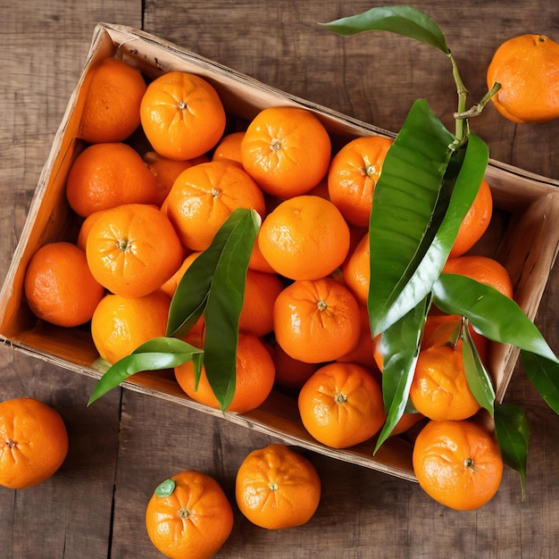 Fresh picked mandarins