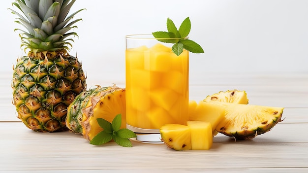 fresh pineapple drink