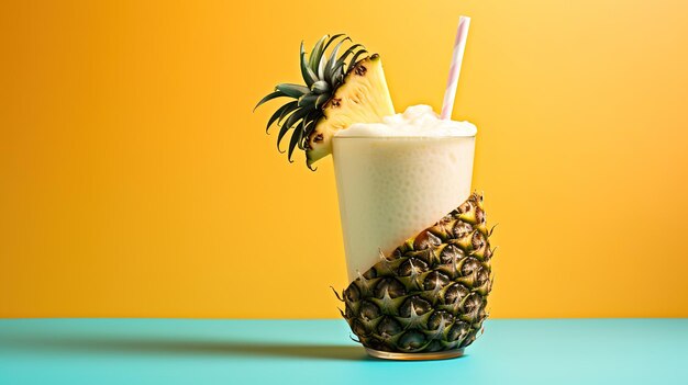 Fresh pineapple drink