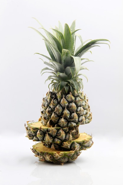 Fresh pineapple slices that are very good for health